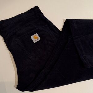 Carhartt WIP Klondike 38x32 black Corduroy pants